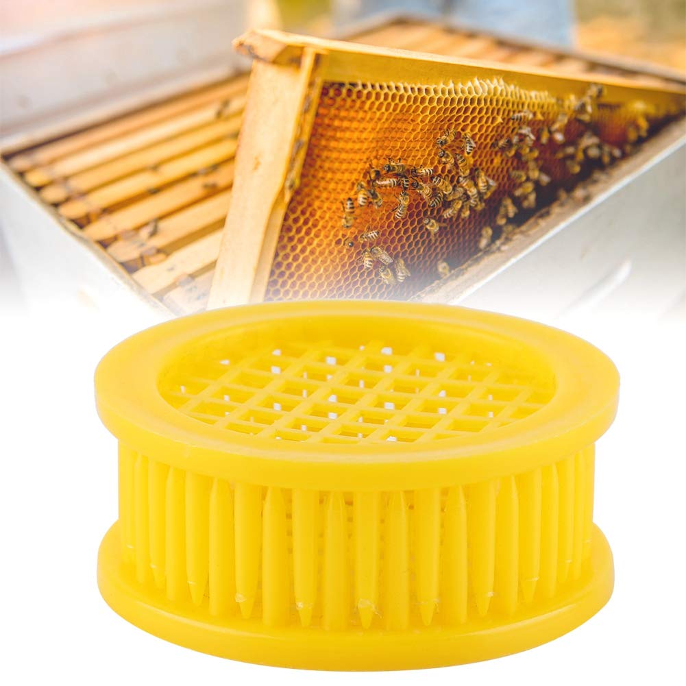Lecxin Bee Rearing Box, Beekeeping Tools, 6 PCS Reusable Beekeeping Accessory for Isolation Bee Supply Queen Bee