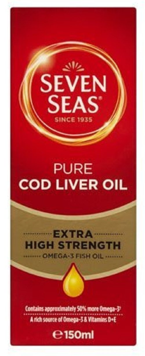 Seven Seas Orange Syrup and Cod Liver Oil 300ml Beauty