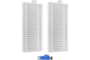 MSDAOS HEPA Filters Compatible with Verefa V60M / V60 Pro / V60M Pro / V60M Lite / L20M / L20M Plus & Sysperl Climee/Tropicoo Vacuum Cleaning Robot (2Pack)