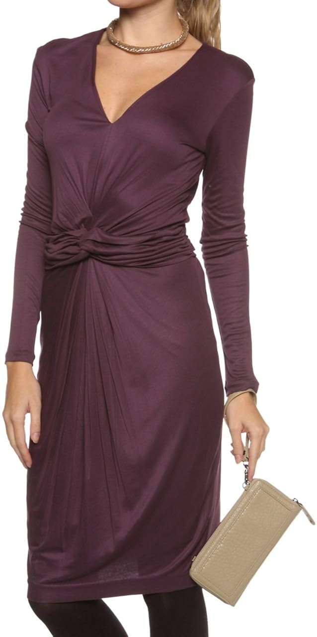 Hugo Boss Black Cocktail Dress E3765, Color Deep Purple, Size XS at Amazon Women’s Clothing store