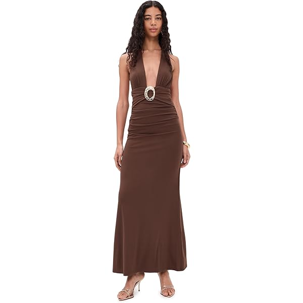 Runaway the Label Women's Samani Maxi Dress, Lemon, S at Amazon Women's  Clothing store