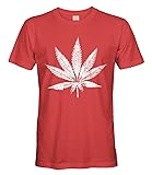 Men's White Weed Marijuana Leaf Cannabis 420