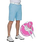 Royal & Awesome Men's Pastel Golf Shorts, Golf Shorts for Men Slim Fit, Funny Men Apparel, Crazy Bright Design, Colorful