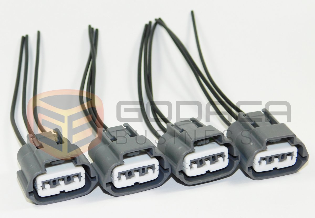 Amazon.com: 4 X Plug Connector Harness Pigtail for Nissan and Mazda Ignition  Coils 3-way: Automotive