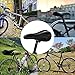Cevapro Bike Saddle Cover, Soft Silicone Padded Bike Seat Cover Improved Comfort Breathable Anti-Slip Bicycle Seat Cover for Spin Stationary Cruiser Bike Mountain Road Bike Outdoor Cycling