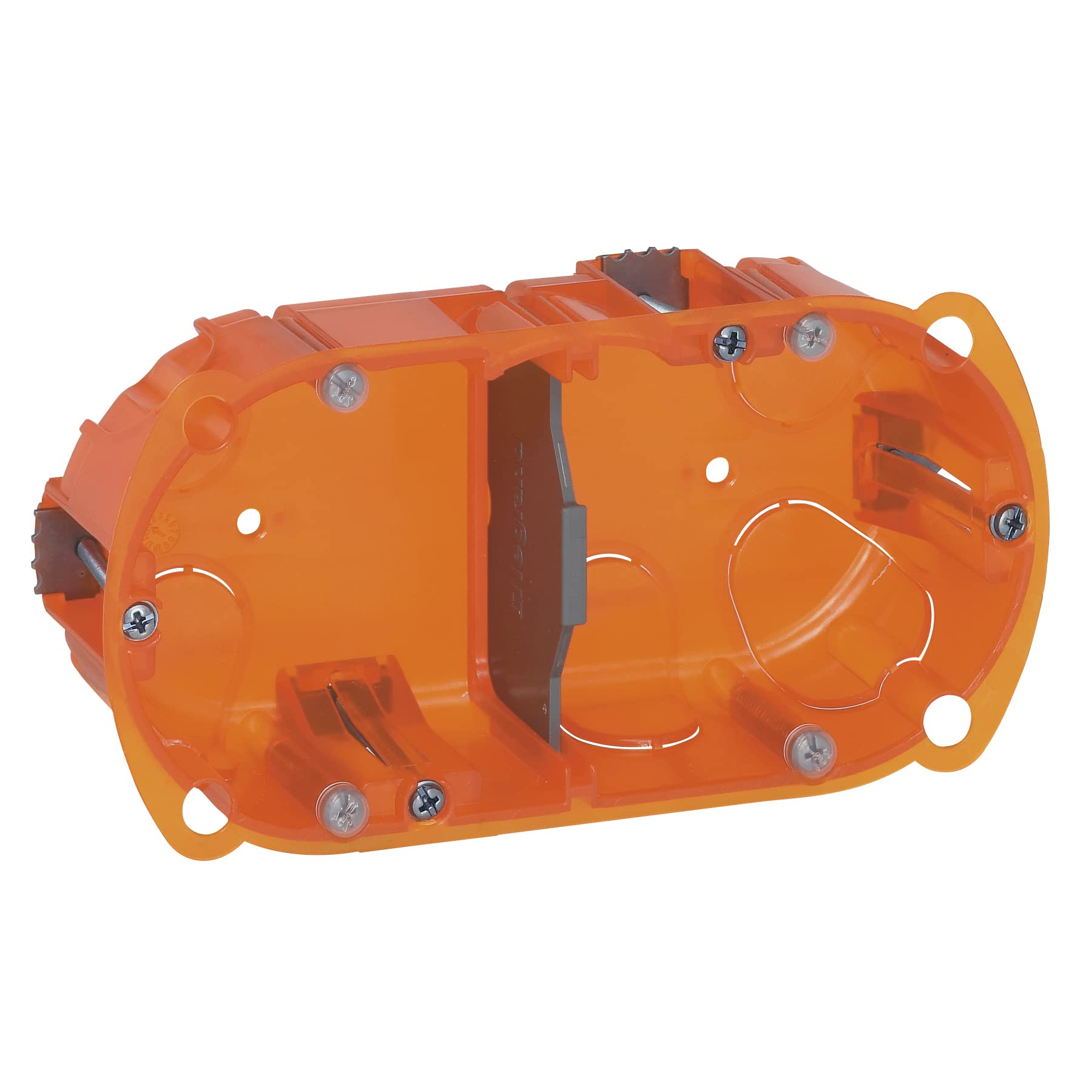 Legrand Batibox LEG90502 Flush-Mounting Box for Walls of Various Materials 2 Compartments Depth 40 mm