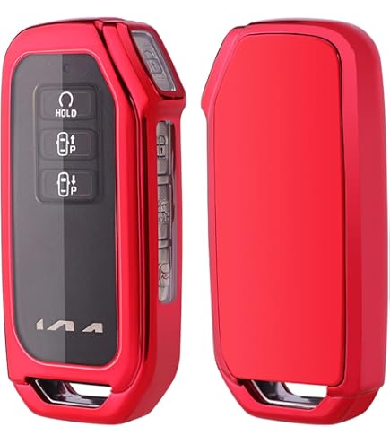 HIBEYO Key Fob Cover For Kia EV6, K5, Seltos, Carnival – TPU Protective Case With Keychain & Screwdriver - View #9