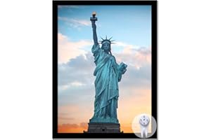 OMAIGAR 12x16 Picture Frame for 12by16 Poster Photo Canvas Certificate Black High Transparent Photo Frame Wall Desktop Horizontal Vertical 12 x 16