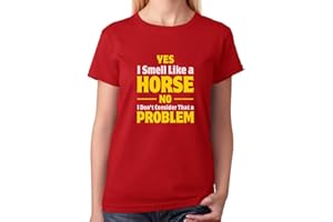 Tstars - Smell Like a Horse Funny Gift for Horse Lover Riding Women T-Shirt