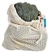 World's Strongest Reusable Produce Bags, Certified Organic Cotton Mesh, Machine Washable, Tare Weight Label, Double Drawstring, Plastic-Free Packaging, 9-Pack - Assorted Sizes (Small, Medium, Large)