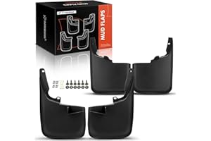 A-Premium Set of 4PCS Mud Flaps Splash Guards Mudguards Mudflaps with Hardware Kits Compatible with Ford F-250 F-350 F-450 F-