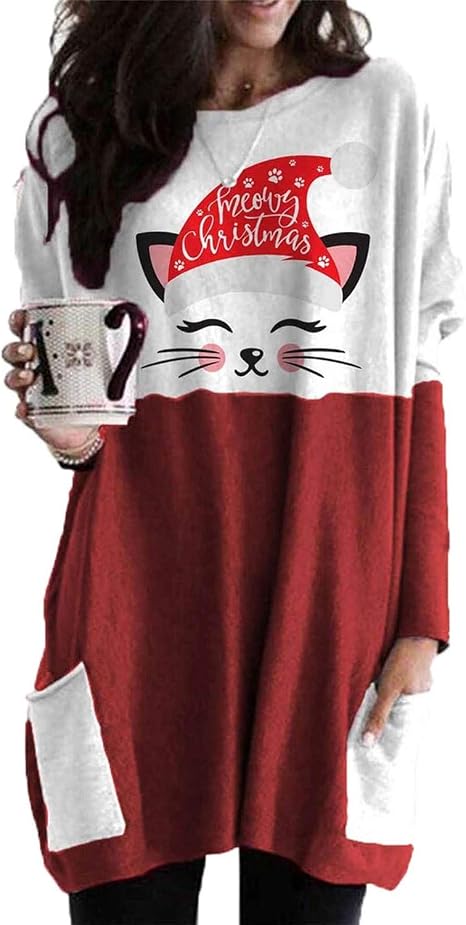 oversized christmas sweatshirt