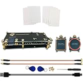 Proxmark3 RDV2 RFID NFC Reader Writer Kit 512KB Memory 125kHz/13.56MHz Card Programmer IC ID Tag Copier with Detachable Antennas USB Powered Developer Tool
