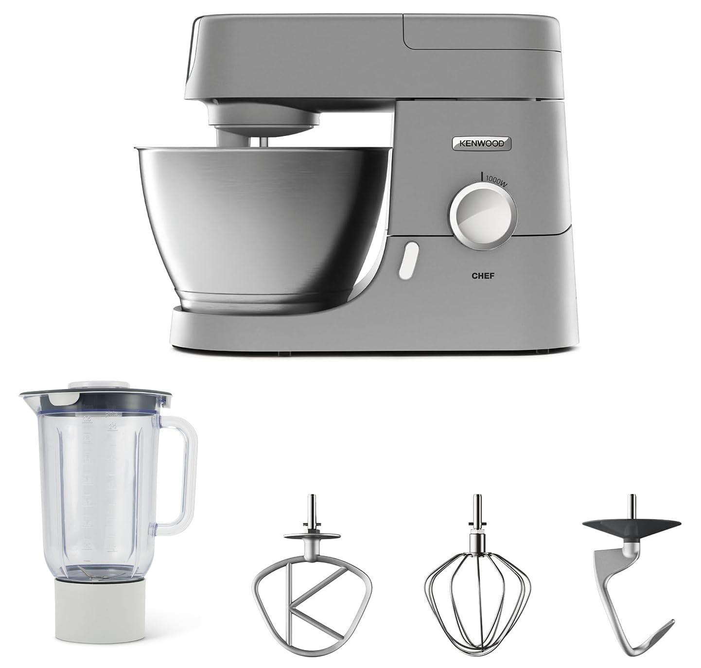 Robot Pâtissier Kenwood Chef Kvc3110S - Gris Argenté - 1000 W