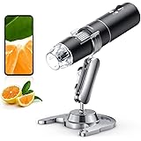 Wireless Digital Microscope, Skybasic 50X to 1000X WiFi Handheld Zoom Magnification Endoscope Camera Magnifier 1080P FHD 2.0 