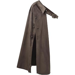 UJUROU Medieval Half Shoulder Cape Renaissance Split Shawl Cavalier Shawl Shrug Ranger's Cloak LARP Warrior Costume