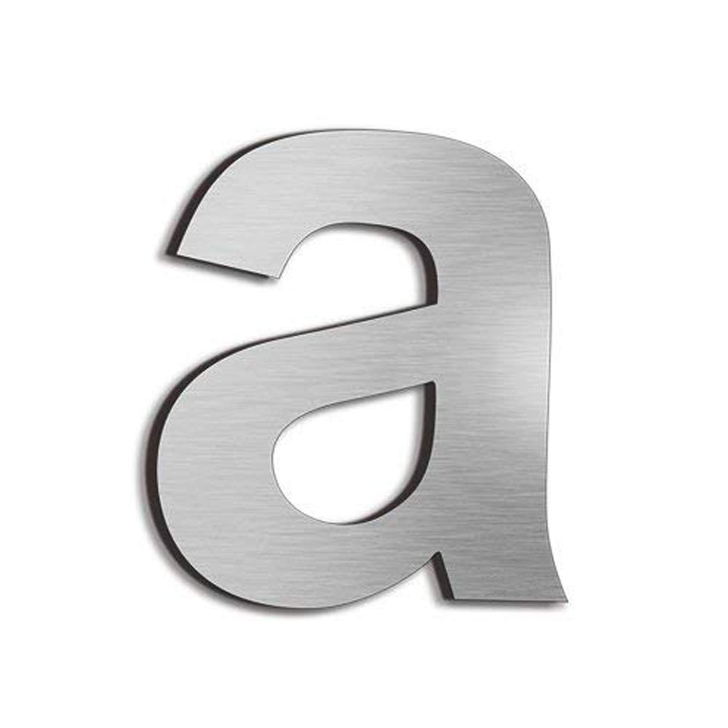 nanlyiau house numbers height 11.7cm Used for mailbox door house street made of solid Stainless Steel SUS304 Floating Appearance(6ina)