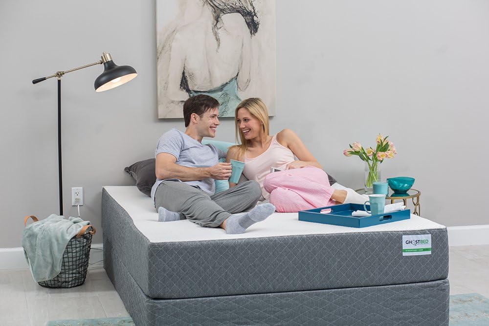 GhostBed Boxspring Knockdown Foundation – Cal King 9 Inch Foundation - 100% Solid Wood – Easy to Assemble Foundation - Compatible With Any Mattress - Made in the USA – Industry Leading 3 Year Warranty