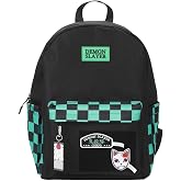 Bioworld Demon Slayer Tanjiro-Inspired 16.5" Adult Black Backpack