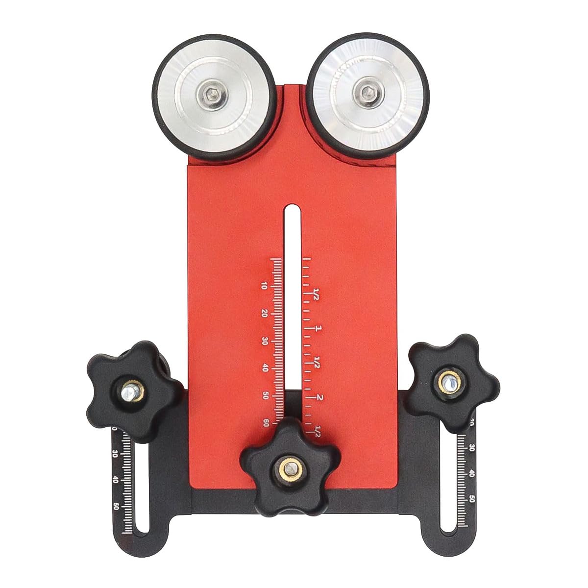 Sarini Woodworking Bearing Wheel Presser Bearing Roller Feather Board Table Saw Flip Roller Feather Board For Table Saw Router Table Saw Clamp Guide