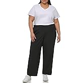 Calvin Klein Womens Smocked Waistand Tulip Hem 4 Way Stretch Pant