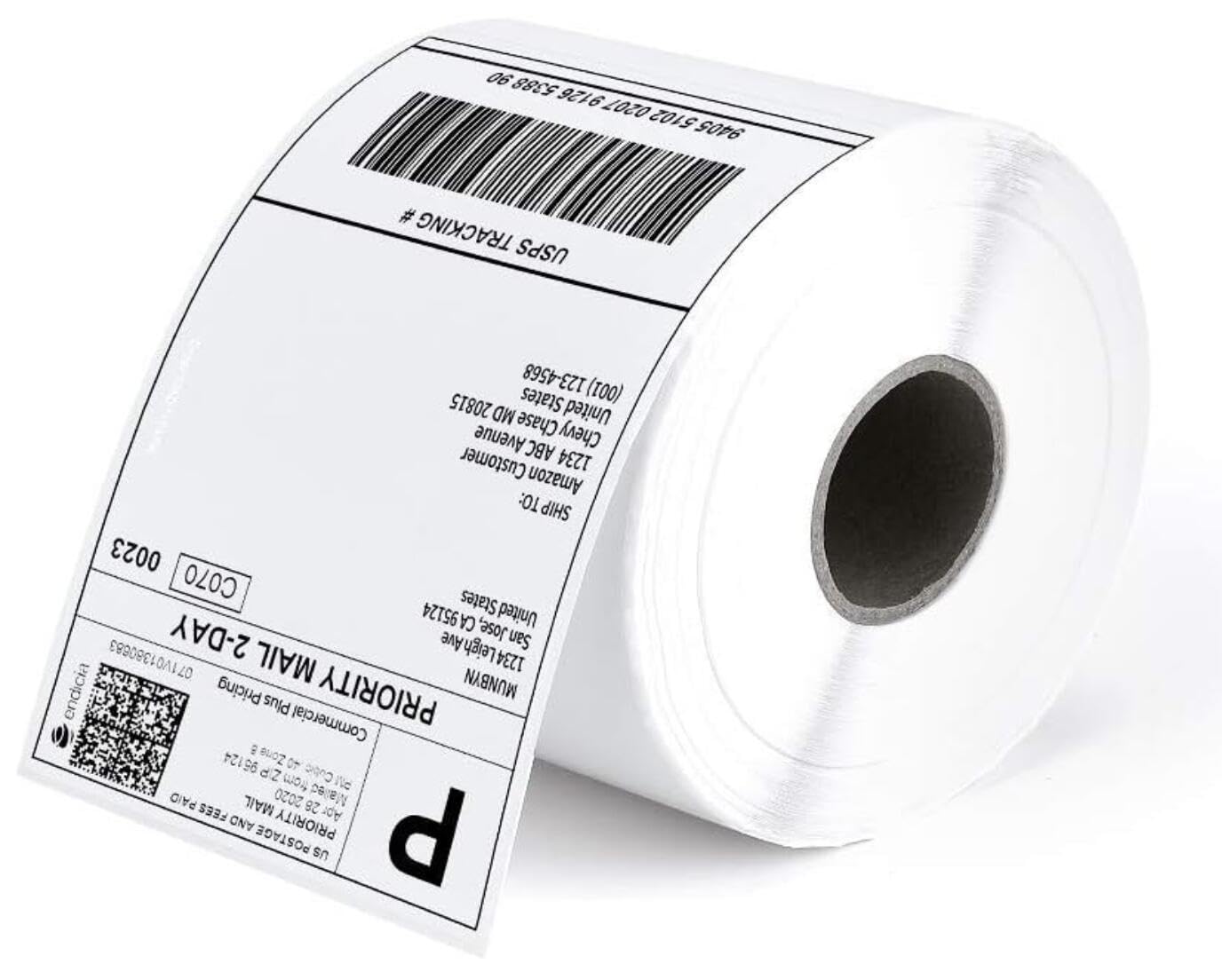 Webeasy 4" x 6" Direct Thermal Shipping Labels, 700 Labels in Total, 101mm x 150mm, WaterProof, Oil Proof, No Ink Needed, Perforated Edges