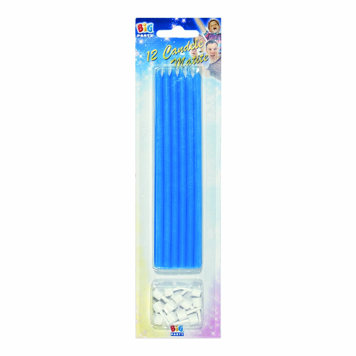 Big Party 71002 Light Blue Candles