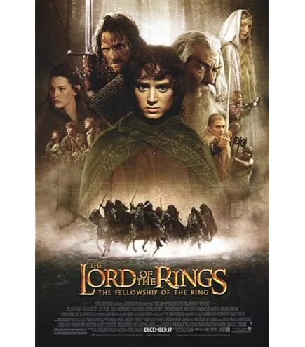 Amazon.com: Lord of The Rings Movie Poster, (24x36): Posters