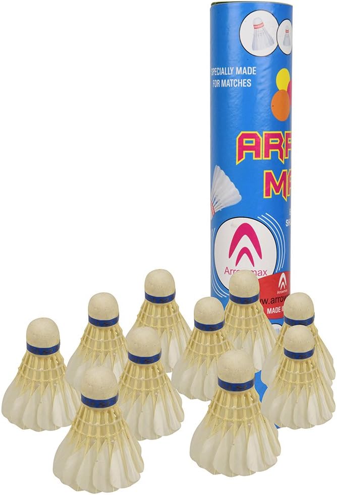 ArrowMax Feather Shuttlecock (Multicolour)