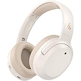 Edifier W820NB Plus Gen 2 Wireless Over-Ear Noise Cancelling Headphone, -49 dB ANC, LDAC Hi-Res Audio, 88H Playtime, Spatial Sound, Volume Guard, Bluetooth V6.1 & Multipoint, Fast Charge - Ivory