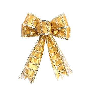 Incendemme Glitzer Gold Streifen Schleifen Muster