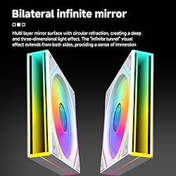 ICOLER Prism 4ultra 120mm ARGB PC Case Fan - Dual