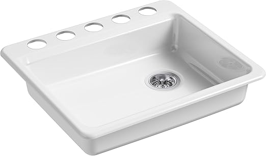 Kohler K 5479 5u 0 Riverby Undermount Single Bowl Kitchen Sink