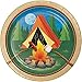 Party Tableware Today Camping Themed Party Supplies Pack for 16 Guests - Includes Plates, Napkins, Cups, and Plastic Cutlery