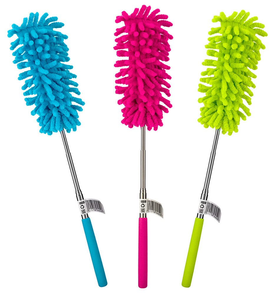 Keep it Handy 3pk Extendable Feather Duster (Packaging and Colours May Vary)