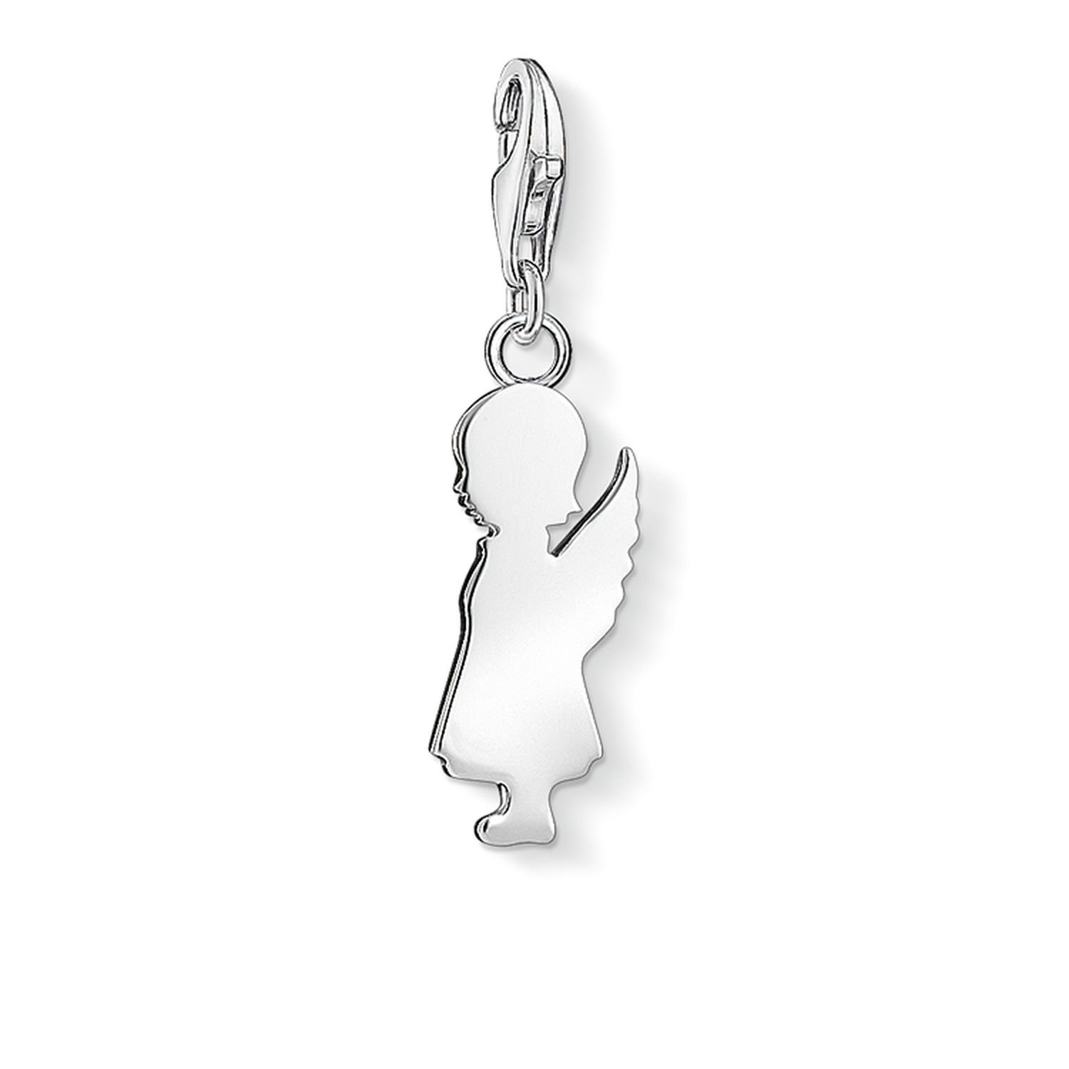 Thomas Sabo Women Charm Pendant Angel Girl Charm Club 925 Sterling Silver 1319-001-12