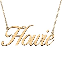 HUAN XUN Customized Custom Simple Any Name Necklace