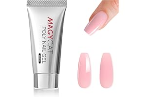 MAGYCAT Poly Nail Gel 60g Poly Extension Gel Pink Builder Gel Nail Poly Gel Nail Enhancement Nail Art Design for Gift