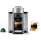 Nespresso Vertuo Coffee and Espresso Machine by De
Longhi, 1597 milliliters, Silver