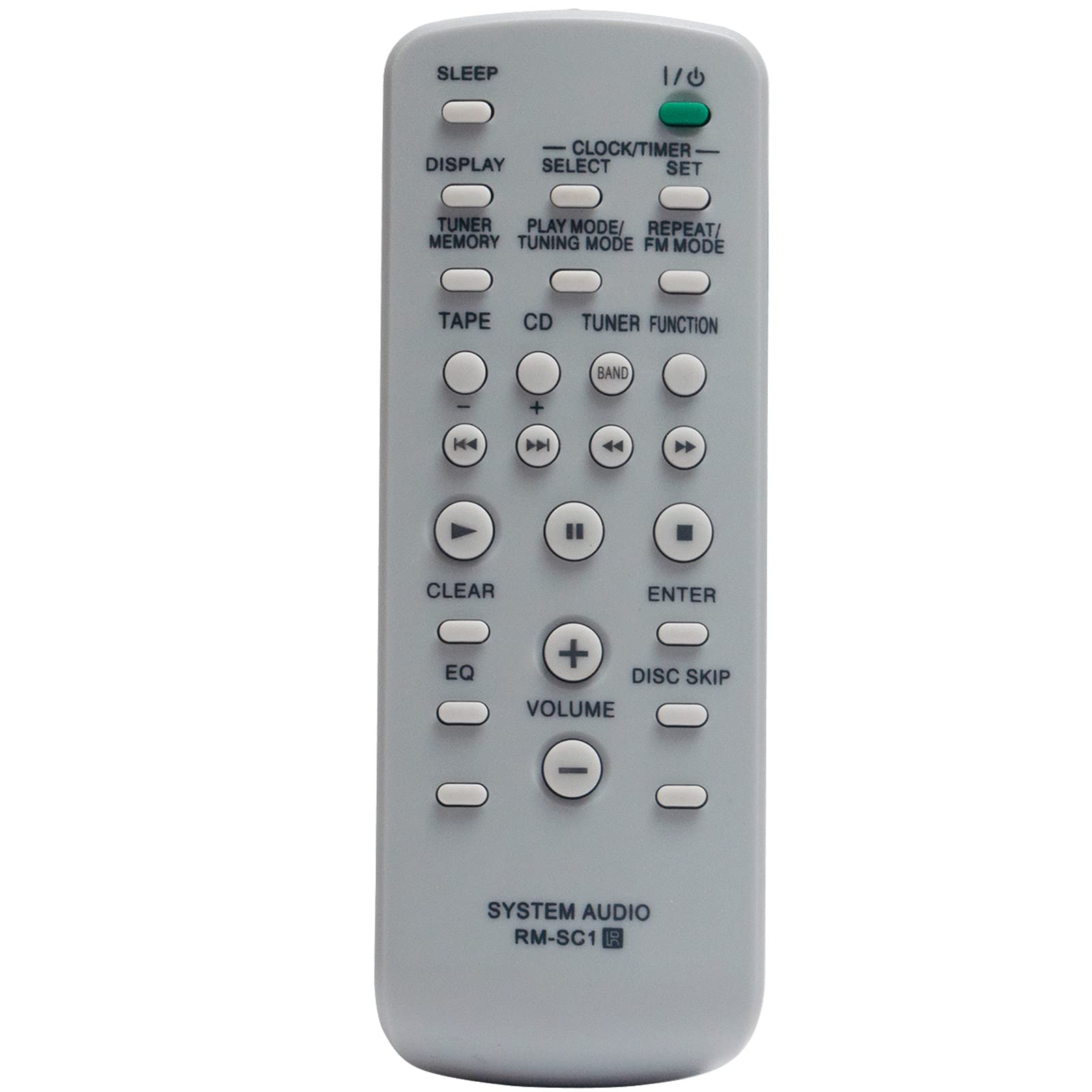 VINABTY RM-SC1 Replacement Remote Control Compatible with Sony Mini Hi-Fi Audio System MHC-GX450 CMT-NE3 MHC-GX250 MHC‑GX450 CMT‑NE3 MHC‑GX250 CMT-GPX5 MHC-RG100 MHC-RG121 MHCGX450 CMTNE3