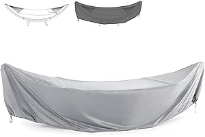 SUNCREAT Hammock Cover, Water-Resistant Polyester Hammock Stand Cover for 14ft Arc Stand, Gray