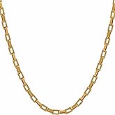 LIFETIME JEWELRY Paperclip Chain Necklace for Men and Women 24k Real Gold Plated Necklace