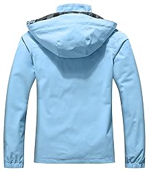 MOERDENG Women's Waterproof Rain Jacket Lightweight