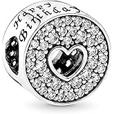 MiniJewelry Happy Birthday Charm Compatible with Pandora Charms Bracelets Celebration Bead Family