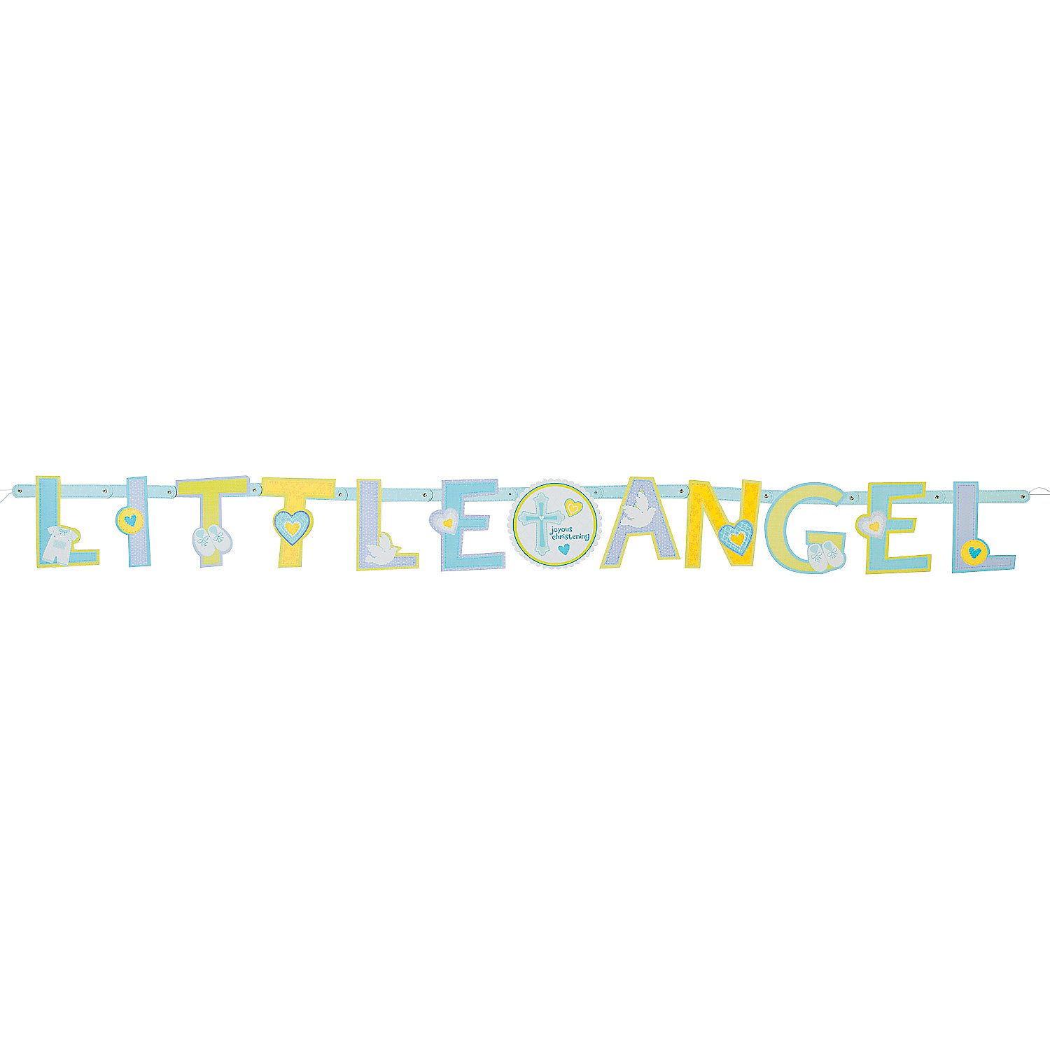Amazon Com Blue Sweet Christening Cardboard Banner Health