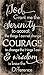 Serenity Prayer Black and White Distressed 24 x 14 Wood Pallet Wall Art Sign Plaque