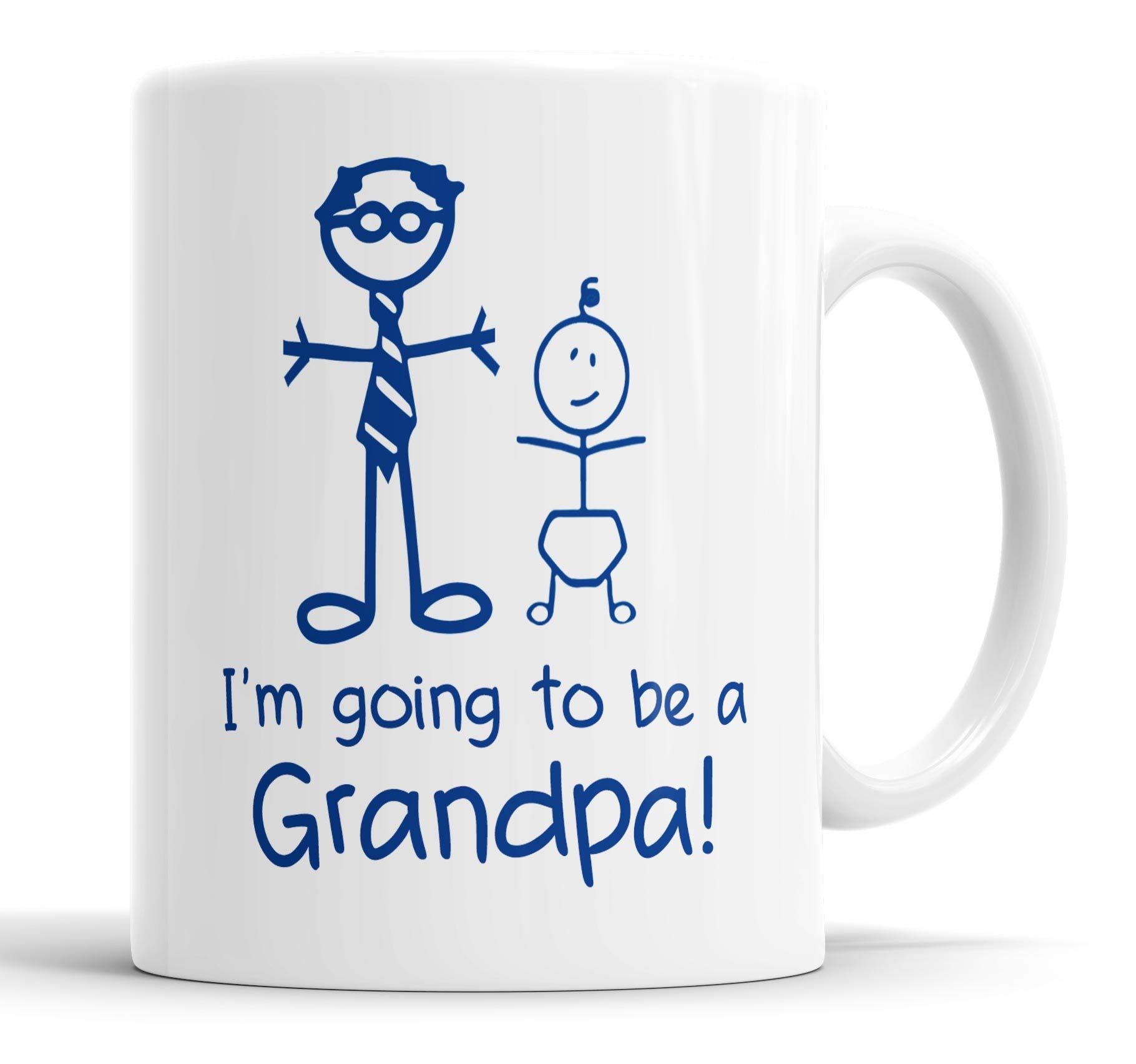 Faithful Prints I’m Going to Be a Grandpa Mug | New Grandpa to Be Pregnancy Reveal Cup, Promoted to Grandpa Baby Announcement Gift, Future Grandpa Present, New Baby Gift, Christmas, Birthday