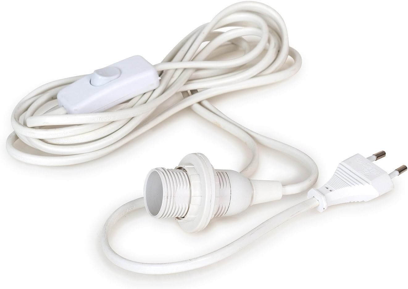 Stern-Leuchtenzubehör Kabel E14 40 Watt weiß