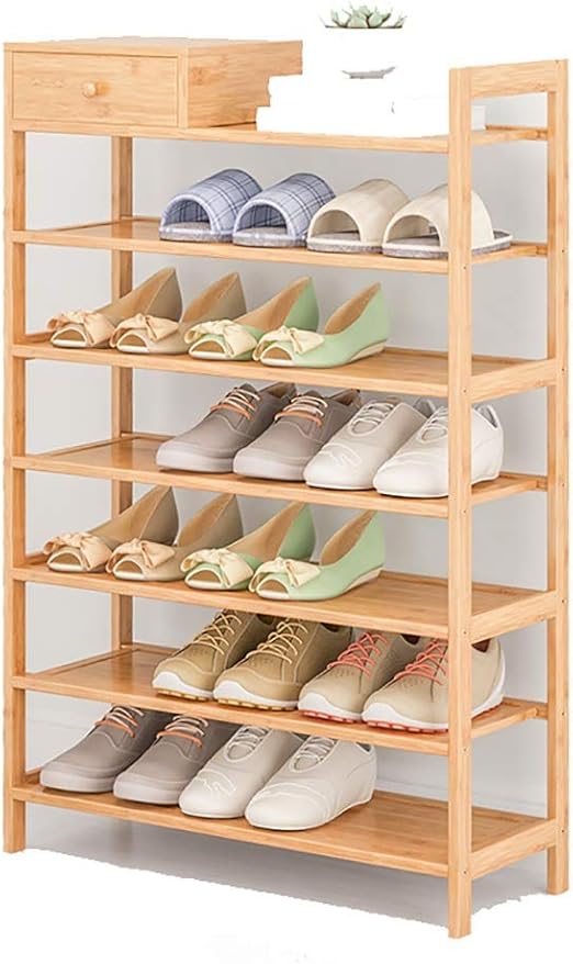 Gaiqin Chest Of Drawers Multi Layer Bamboo Shoe Rack Shoe Rack