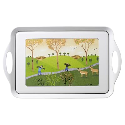 Villeroy &amp; Boch Naif Kitchen Tray, Melamine, WhiteColourful, 48x29.5x2.8 cm